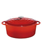 Kuchenprofi Provence casseruola ovale rossa in ghisa ø cm. 35 L9