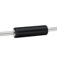 Mattarello in resina con manici inox lungo cm.48,5