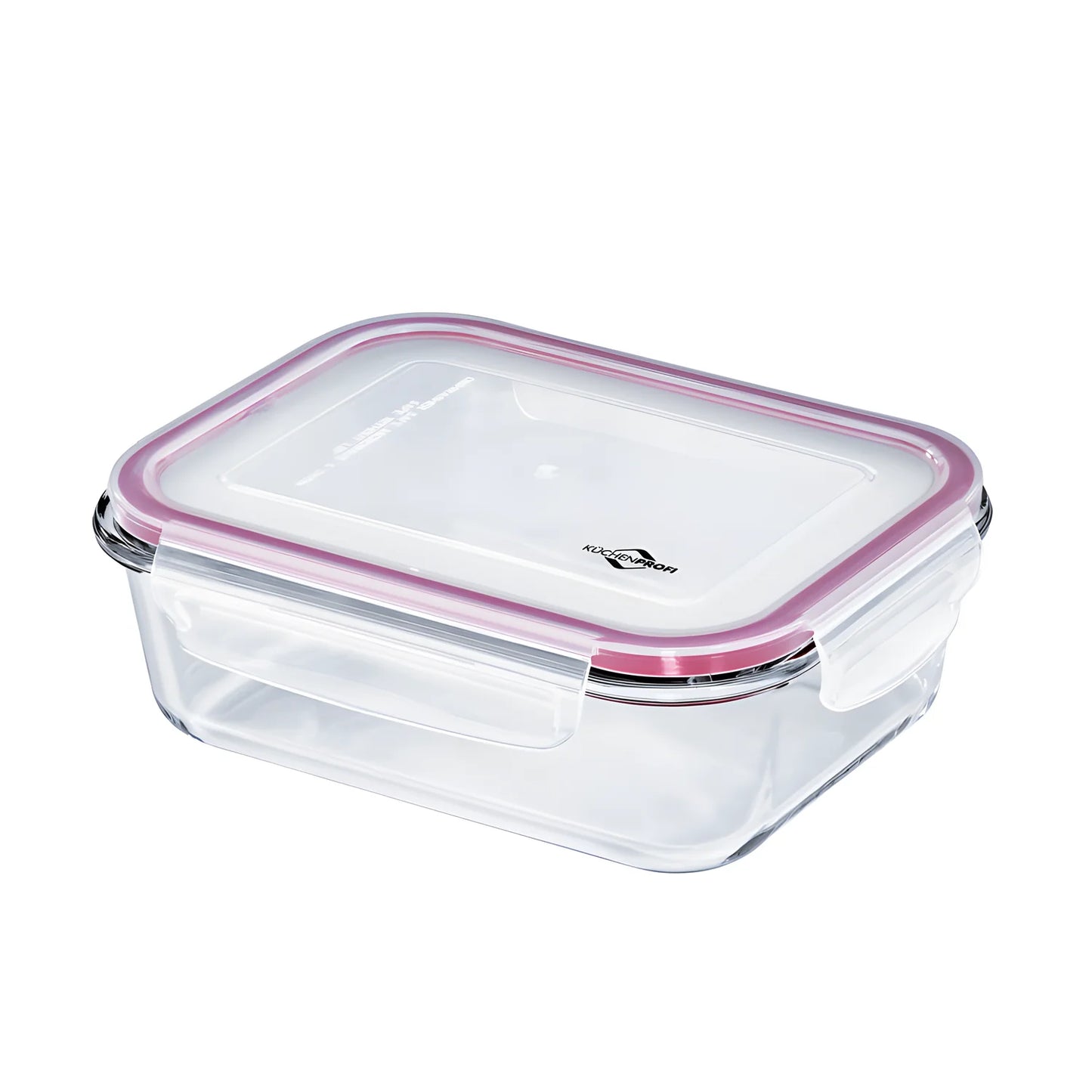 Kuchenprofi box/contenitore in vetro rettangolare ermetico 1,1L