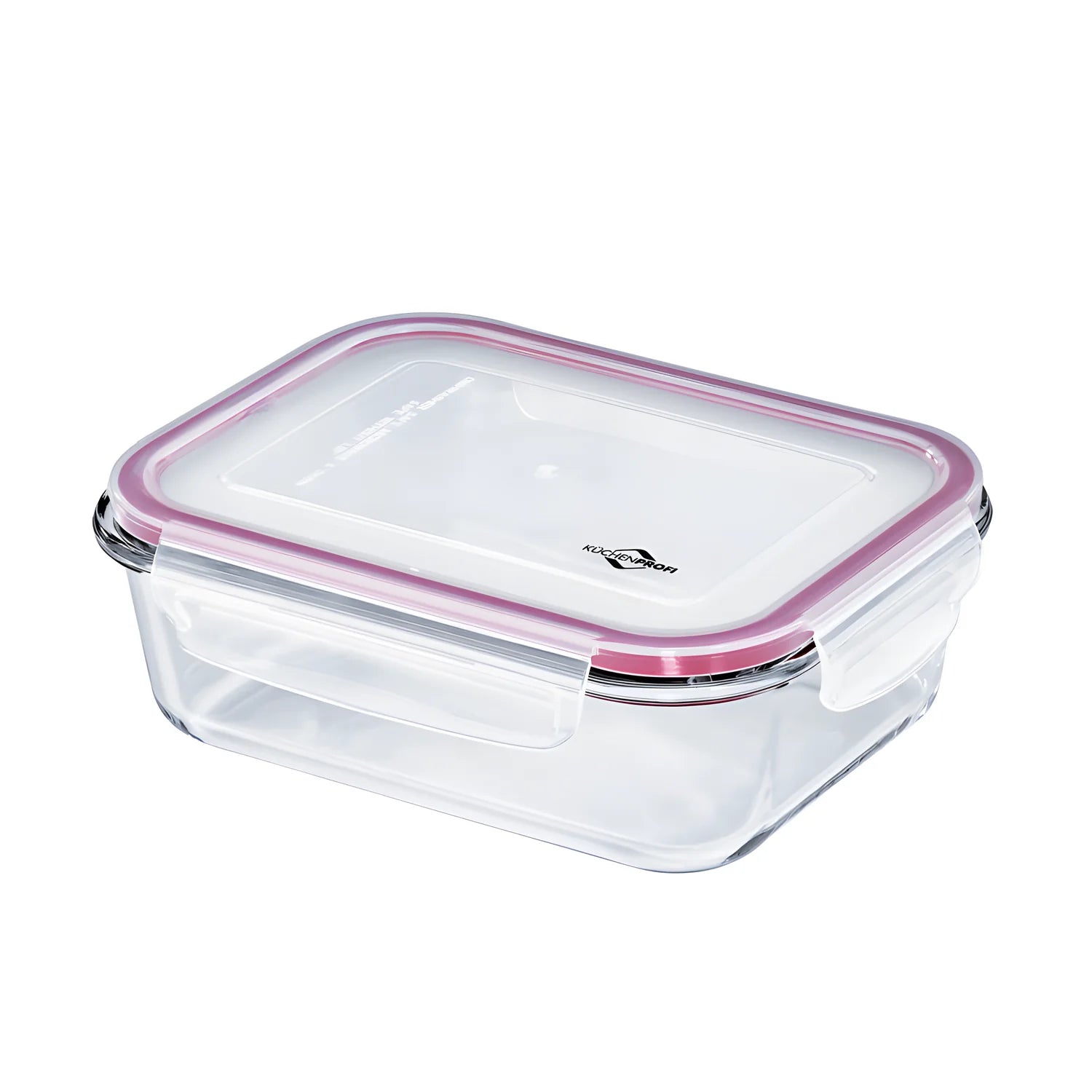 Kuchenprofi box/contenitore in vetro rettangolare ermetico 1,1L