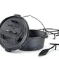 Kuchenprofi Forno Olandese in ghisa per barbecue L 3,5 cm Ø24