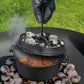 Kuchenprofi Forno Olandese in ghisa per barbecue L 3,5 cm Ø24