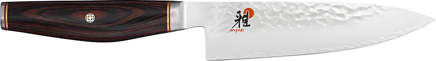 Miyabi 6000MCT Coltello da Chef Gyutoh Martellato 16 cm – Acciaio MC63, Art. 34073-161-0