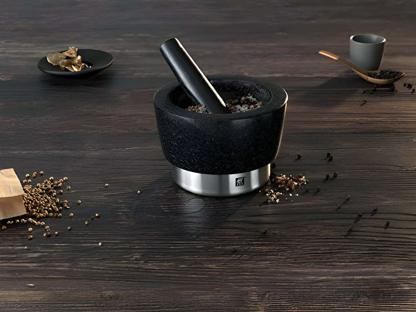 Zwilling Mortaio in granito scuro 2,95 kg. Ø10,5x15cm 39500-024