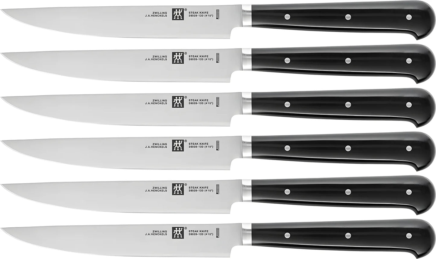 Zwilling Set di 6 Coltelli Forgiati da bistecca 39029-001-0