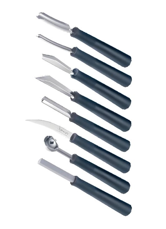 Giesser Set di 8 Strumenti per Intagliare Decorare GH818 08