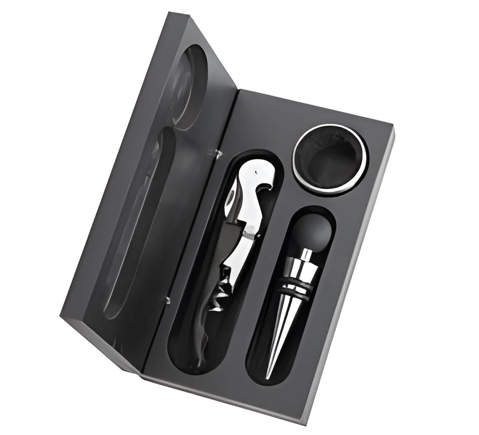 Set da vino "Bardolino" confezione regalo bauletto legno 5113643