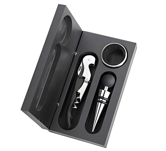 Set da vino "Bardolino" confezione regalo bauletto legno 5113643