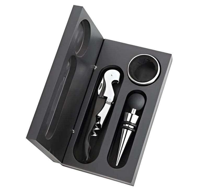 Set da vino "Bardolino" confezione regalo bauletto legno 5113643