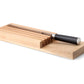 Continenta porta coltelli da cassetto in legno albero della gomma per 5 coltelli 30518