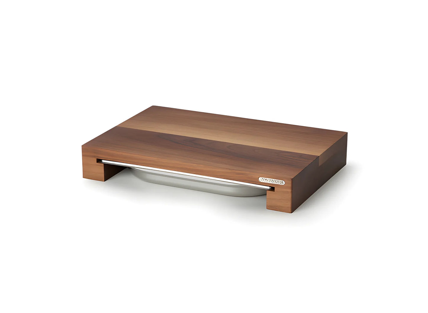 Tagliere multifunzionale con cassetto in inox cm 48 x 32,5 x 6