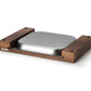 Tagliere multifunzionale con cassetto in inox cm 48 x 32,5 x 6