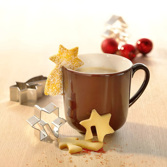 Set stampini formine di Natale per biscotti da tazza e bicchieri