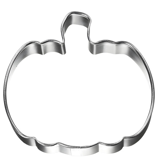 Stampino taglia biscotto inox a forma di zucca Halloween cm.6,5