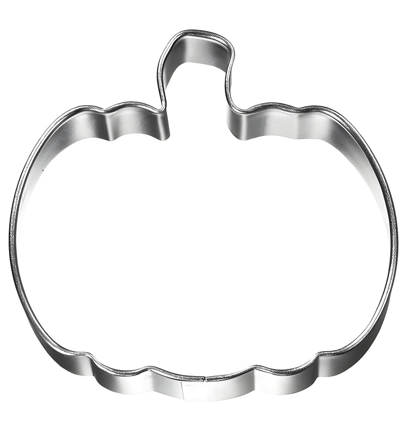 Stampino taglia biscotto inox a forma di zucca Halloween cm.6,5