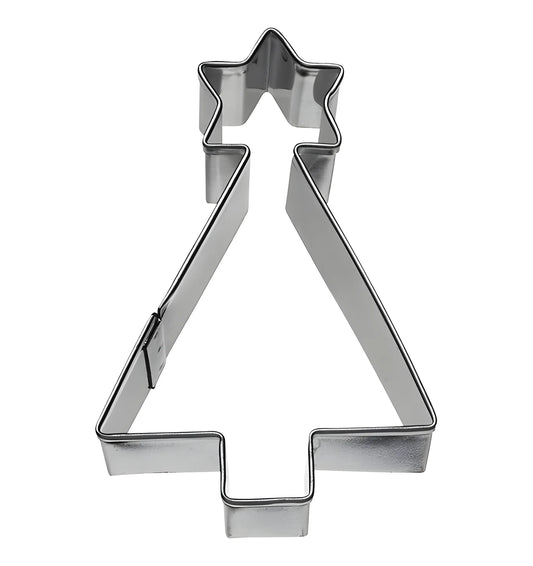 Stampino tagliapasta a forma di albero di natale inox cm 7,5