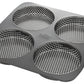 Birkmann teglia perforata per 4 panini da Hamburger di 12 cm