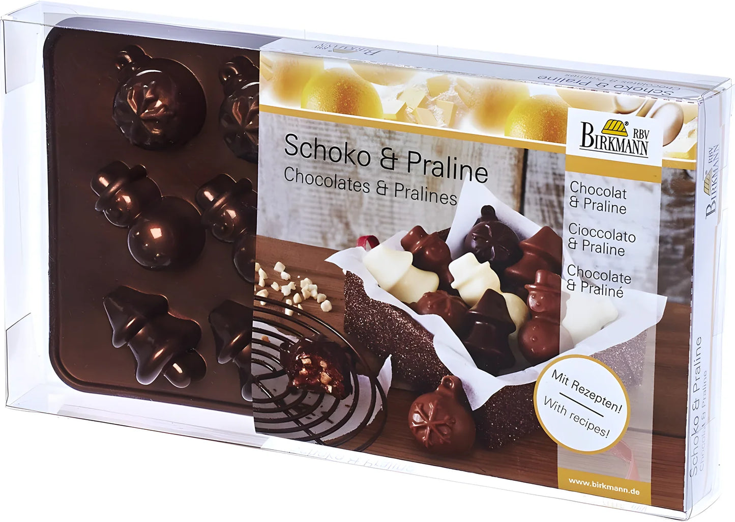 Stampo per cioccolatini praline per natale in silicone 5521045