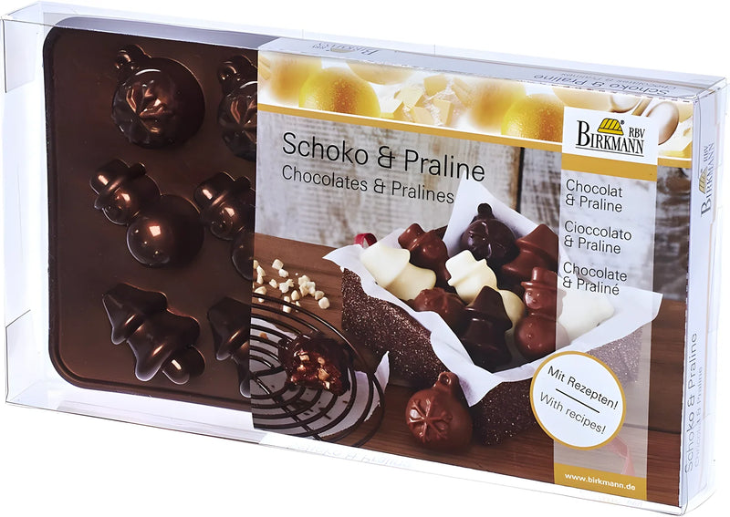 Stampo per cioccolatini praline per natale in silicone 5521045
