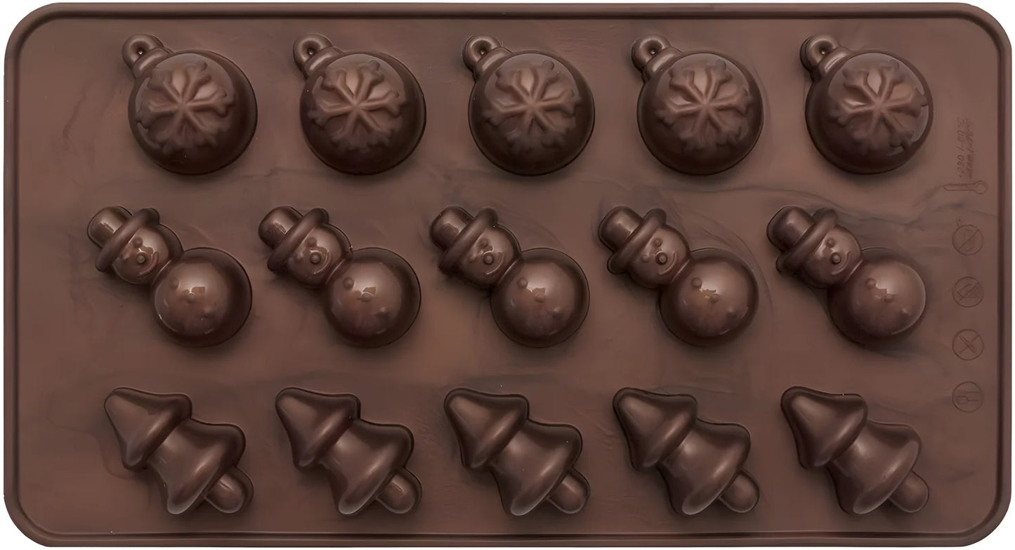 Stampo per cioccolatini praline per natale in silicone 5521045