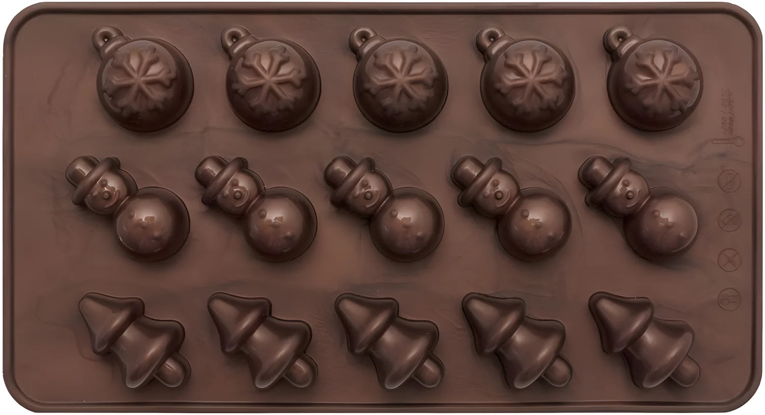Stampo per cioccolatini praline per natale in silicone 5521045