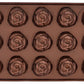 Birkmann stampi per 30 praline cioccolatini forma di rosa 252738