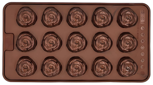 Birkmann stampi per 30 praline cioccolatini forma di rosa 252738