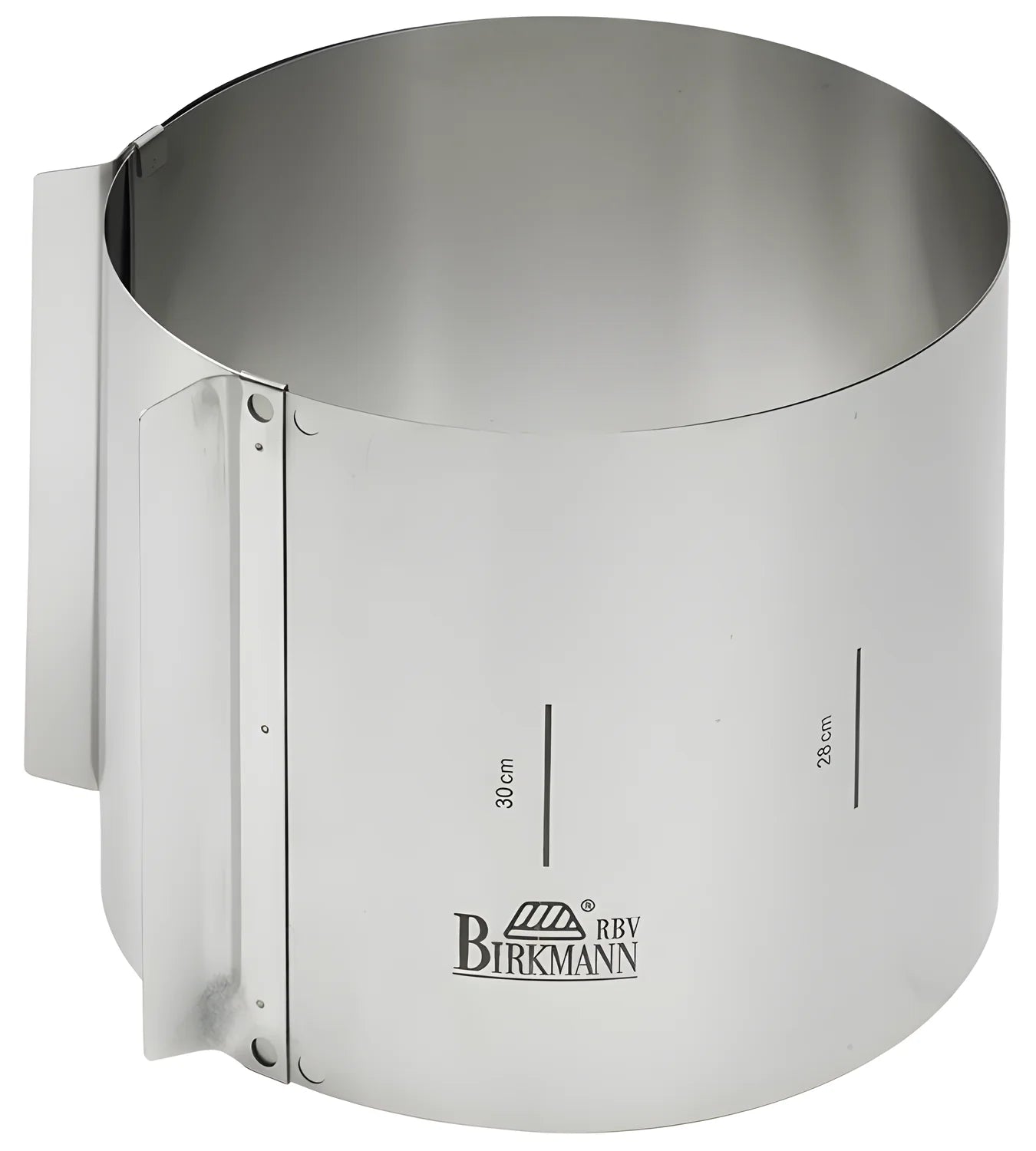 Birkmann anello regolabile per torte da 18 a 30 cm alto 15cm