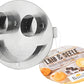 Stampo per fare panini a forma di Smiley diametro 8 cm inox