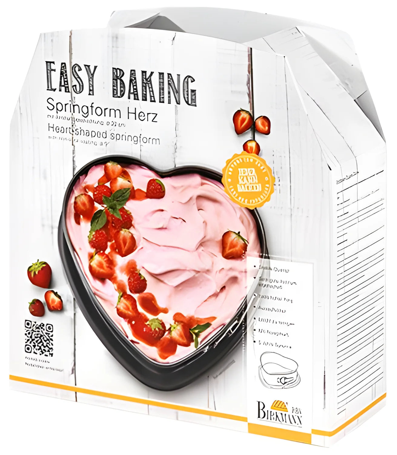 Birkmann tortiera a forma di cuore con cerniera 1500 ml 881501