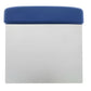 Spatola rigida inox impugnatura nera o blu Cm.11x12 Schneider