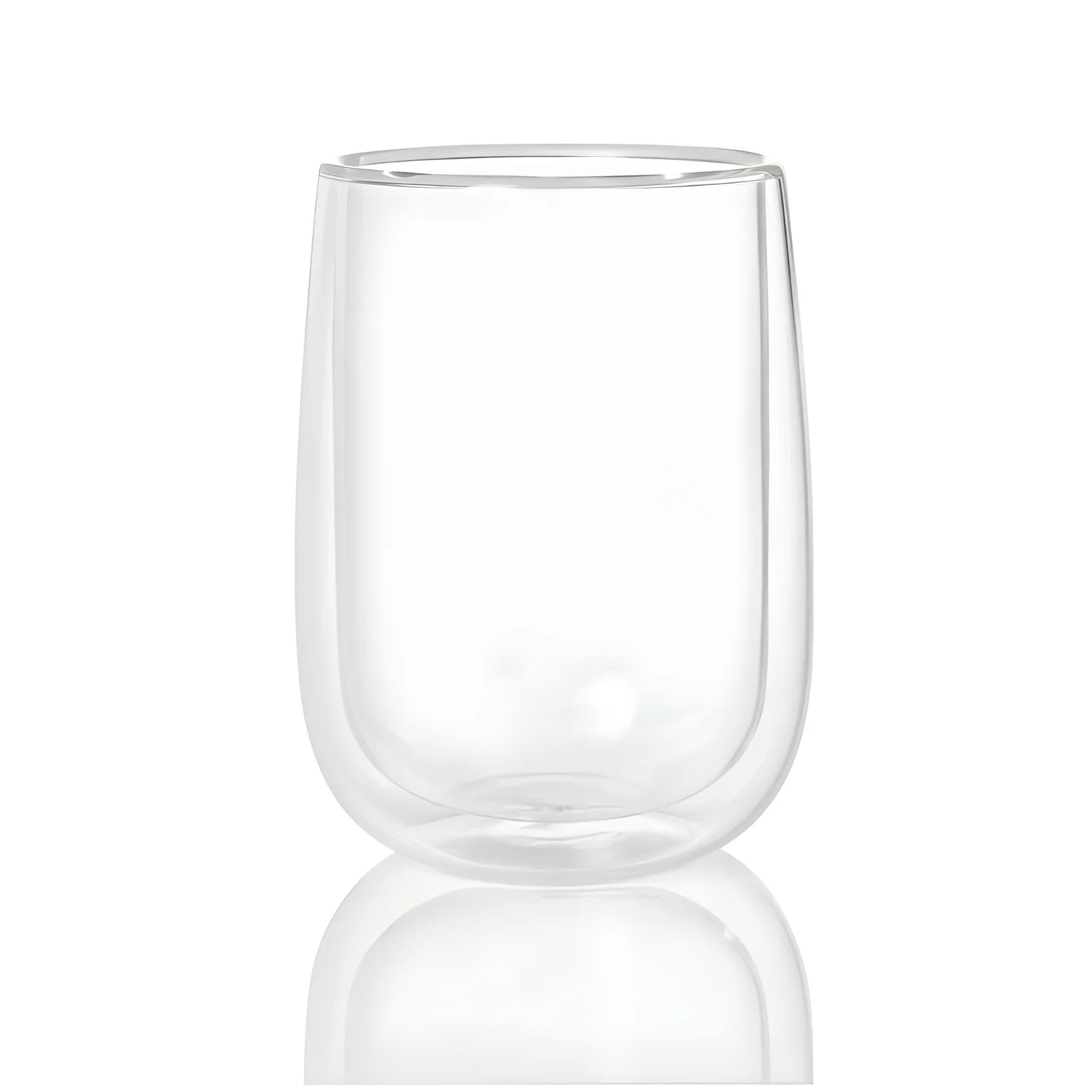AdHoc Bicchiere doppia parete tè infusore Fusion Glass cl 40/cm Ø9x13,5