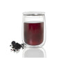 AdHoc Bicchiere doppia parete tè infusore Fusion Glass cl 40/cm Ø9x13,5