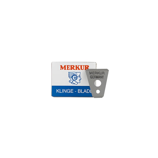 Merkur lametta per baffi basette barba trapezoidale conf.10 lame