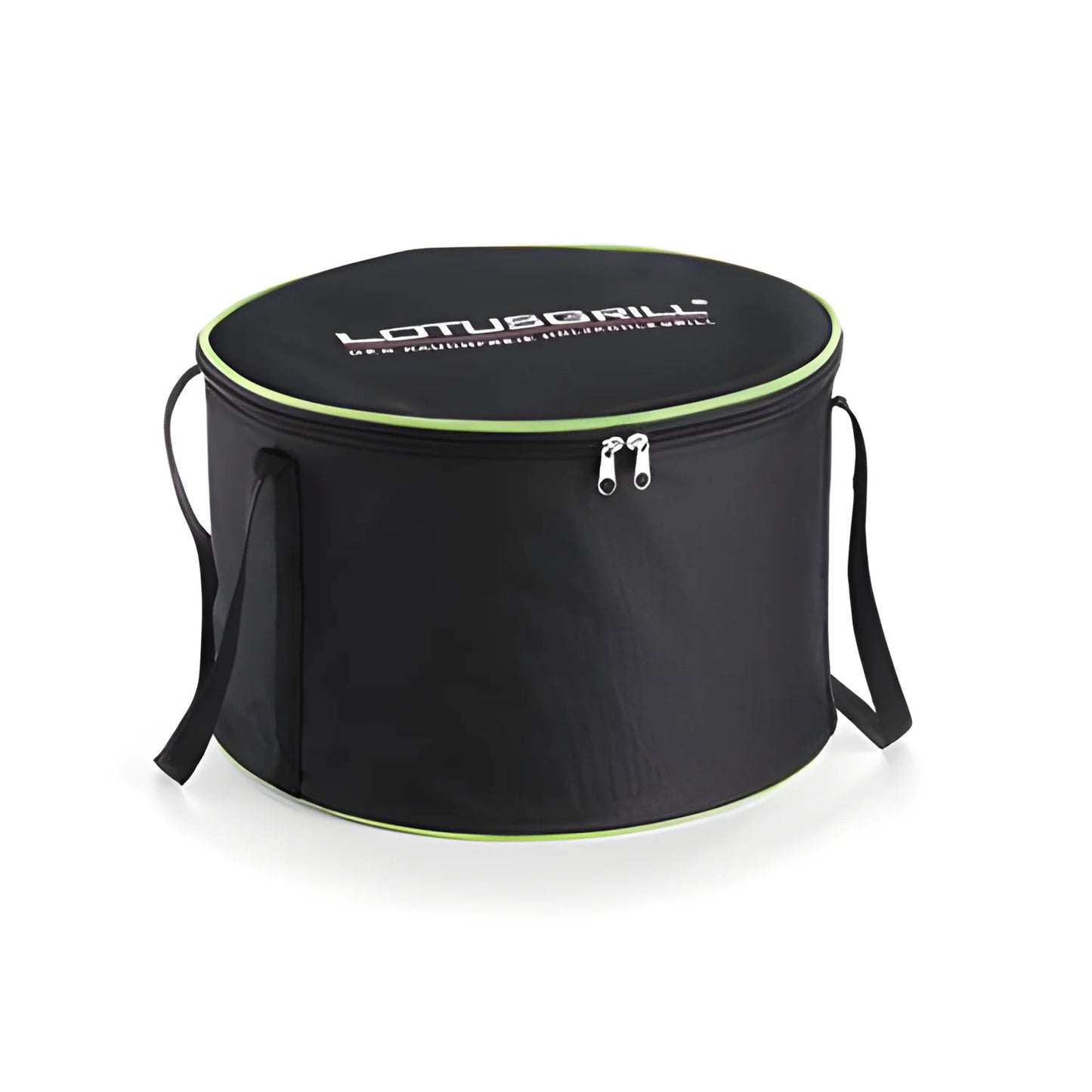 LotusGrill LG G34 U GR Barbecue a Carbone USB Ø32 cm con Kit per partire (Carbonella, Gel accensione e Pinza) Portatile Senza Fumo per Balcone e Outdoor verde