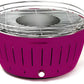 LotusGrill LG G34 U PU Barbecue a Carbone USB Ø32 cm con Kit per partire (Carbonella, Gel accensione e Pinza) Portatile Senza Fumo per Balcone e Outdoor viola