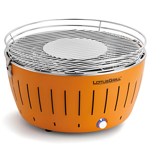 Lotus Grill XL Barbecue Portatile 2019 Arancio alimentazione USB