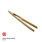 Pinza per grill in faggio da 46 cm. ZKG PF46