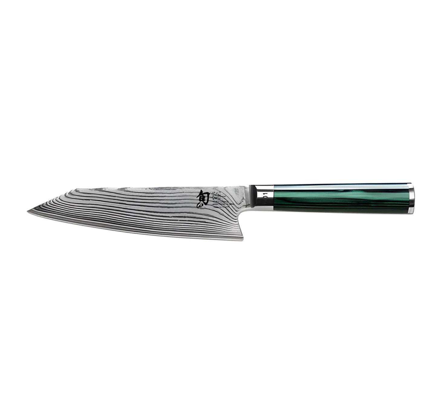 KAI Shun Green Kiritsuke 15 cm – Edizione Limitata 600 Esemplari Damascato 32 Strati DM-777G