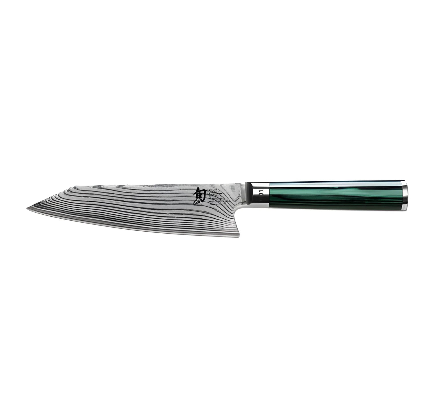 KAI Shun Green Kiritsuke 15 cm – Edizione Limitata 600 Esemplari Damascato 32 Strati DM-777G