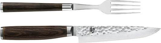 Kai Shun Premier Tim Malzer TDM-0907 Set forchetta/coltello da bistecca confezione bauletto in legno