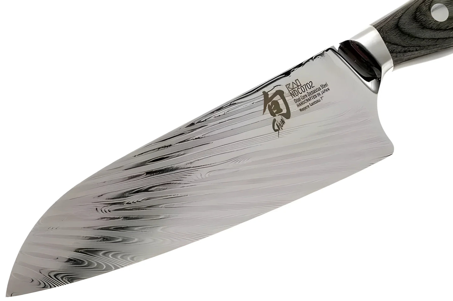 Coltello Santoku Damascato 72 strati Kai Shun Nagare 18 cm NDC-0702
