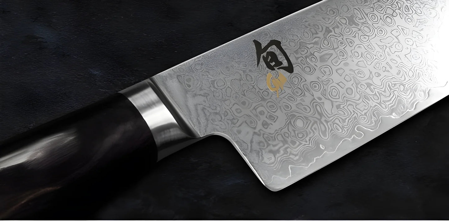 KAI Shun Tim Mälzer Minamo Santoku 18 cm – Damascato 32 Strati TMM-0702