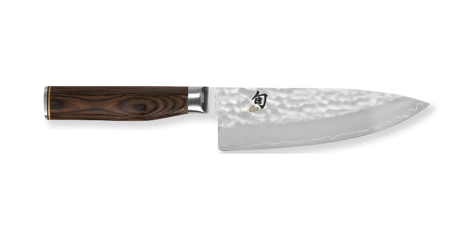 KAI Shun Premier Tim Mälzer Coltello da Cuoco Martellato 15 cm – Damascato 32 Strati TDM-1723