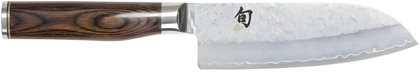 KAI Shun Premier Tim Mälzer Santoku Martellato 14 cm – Damascato 32 Strati TDM-1727