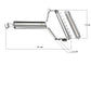 Kai pelaverdure affettaverdure taglia a julienne 2 lame DH3301