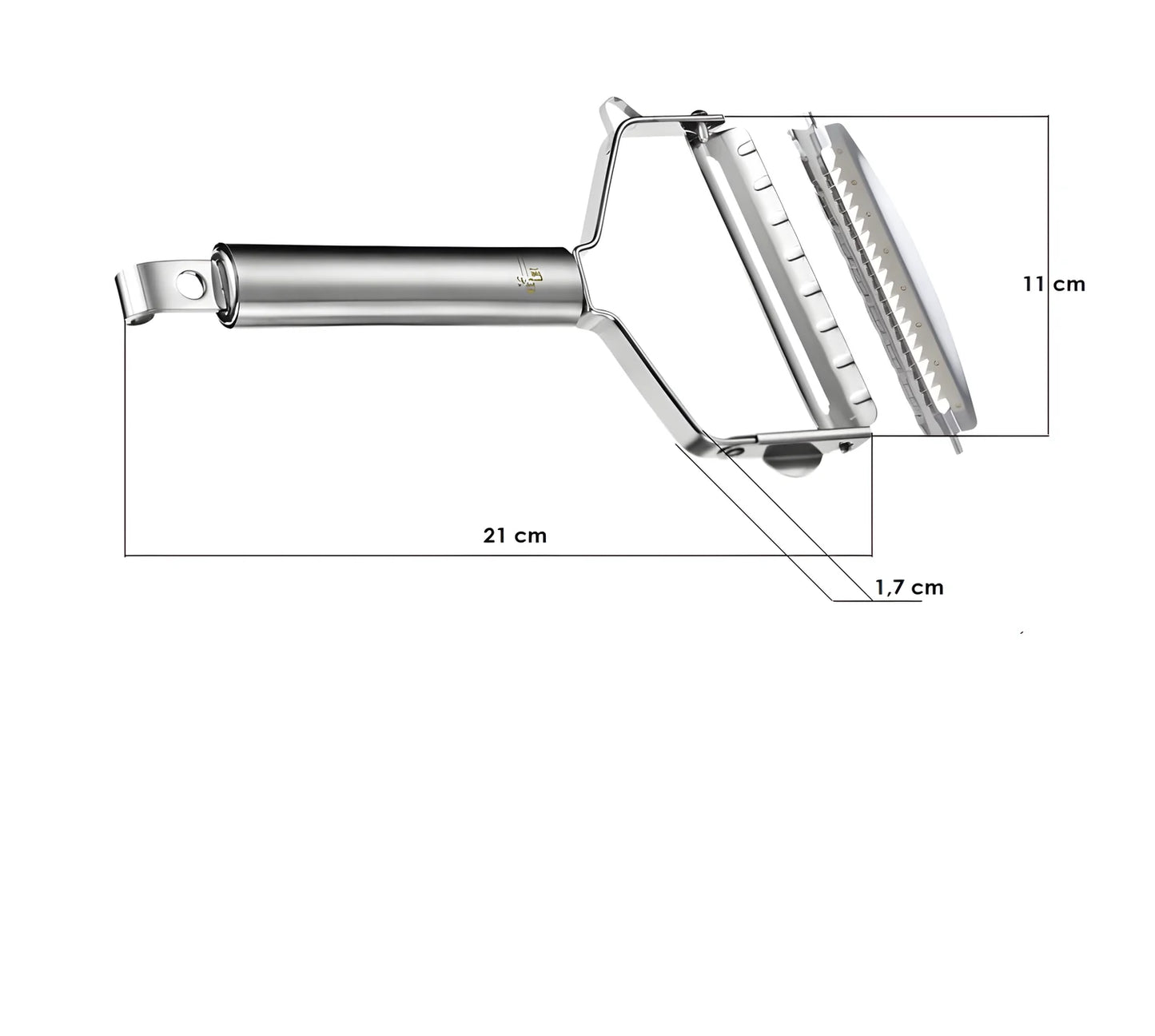 Kai pelaverdure affettaverdure taglia a julienne 2 lame DH3301