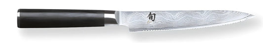 KAI Shun Classic Coltello per Pomodoro e Verdure 15 cm – Damascato 32 Strati DM-0722