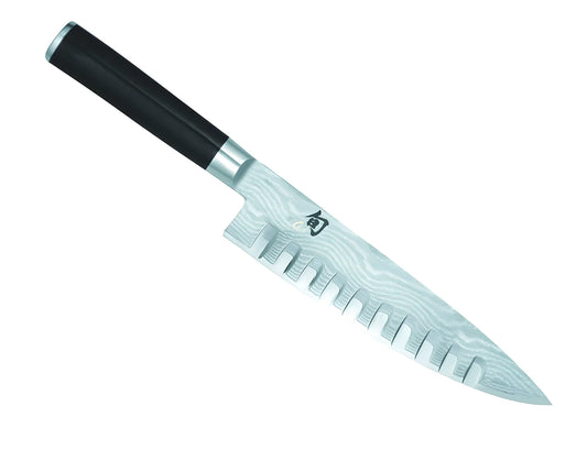 KAI Shun Classic Coltello da Cuoco Alveolato 20 cm – Damascato 32 Strati DM-0719