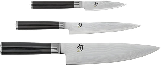 Kai Shun Set coltelli DMS300 da cucina damascati, lo spelucchino DM-700, il multiuso701, il trinciante da cuoco DM-0706